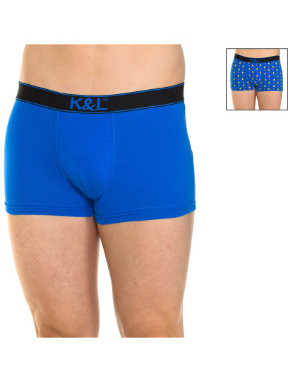 imagem de Pack 2 Boxers Homem Azul Estampado 1