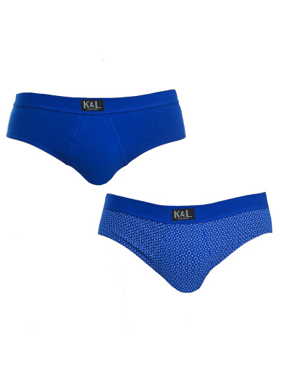 imagem de Pack-2 Briefs Básicos Homem Círculos Azul 1