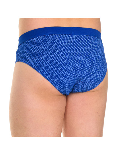 imagem de Pack-2 Basic Open Briefs Homem Círculos Azul 7