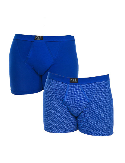 imagem de Pack-2 Basic Open Boxers Homem Círculos Azul 2