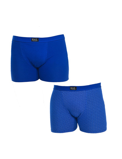 imagem de Pack-2 Basic Boxers Homem Círculos Azul 2