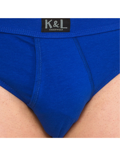 imagem de Pack-2 Basic Open Briefs Homem Círculos Azul 3