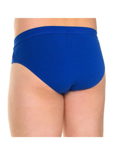 imagem de Pack-2 Basic Open Briefs Homem Círculos Azul 5