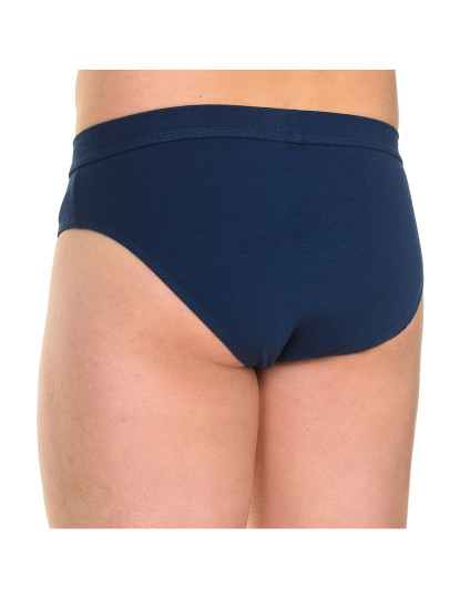 imagem de Pack-2 Basic Open Briefs Homem Riscas Verdes Azul 7