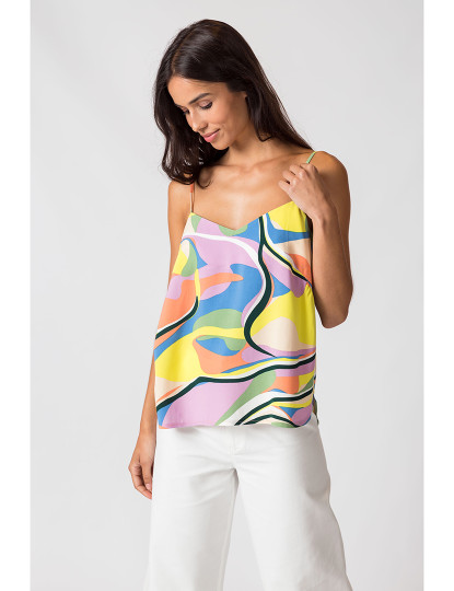 imagem de Camisa de Senhora Multicolorido1