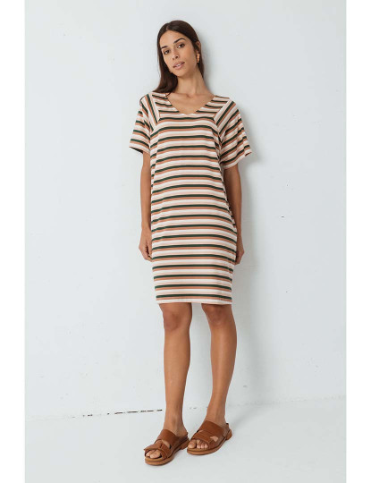 imagem de Vestido Senhora Nude Stripes1