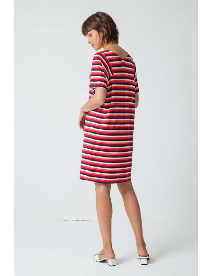 imagem de Vestido Senhora Red Stripes4