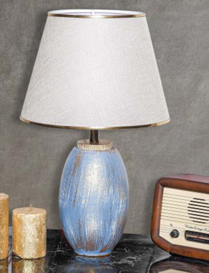 imagem de Candeeiro Mesa TM277 Azul Dourado1
