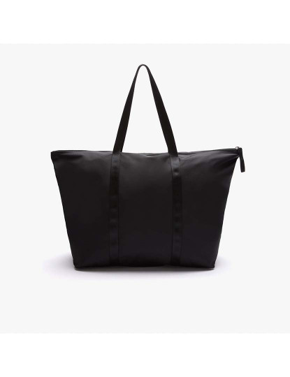 imagem de Bolsa de fim de semana leve de nylon Izzie Senhora Preto Vert Fluo2