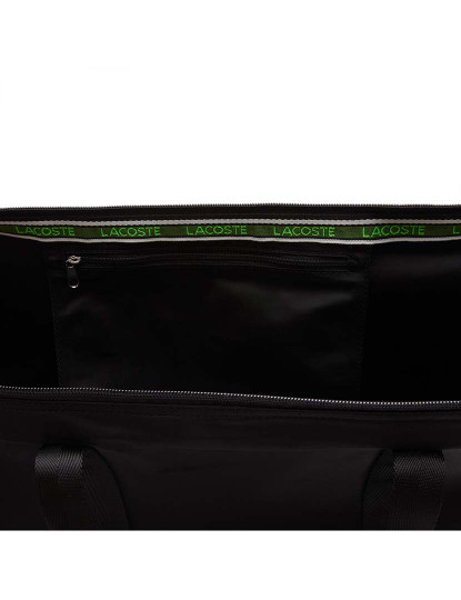 imagem de Bolsa de fim de semana leve de nylon Izzie Senhora Preto Vert Fluo4