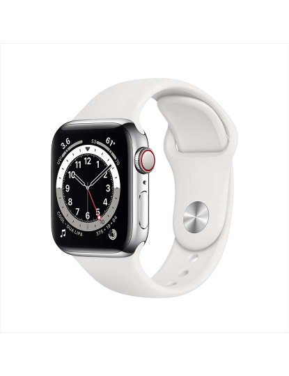 imagem de Apple Watch Series 6 40mm GPS + Cellular Stainless Steel case Prateado1