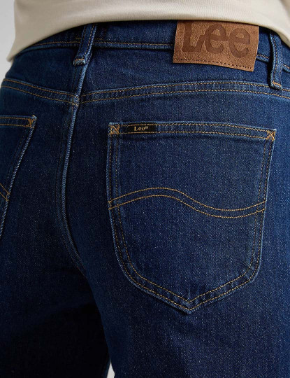 imagem de Jeans Regular Straight Senhora Azul Escuro5