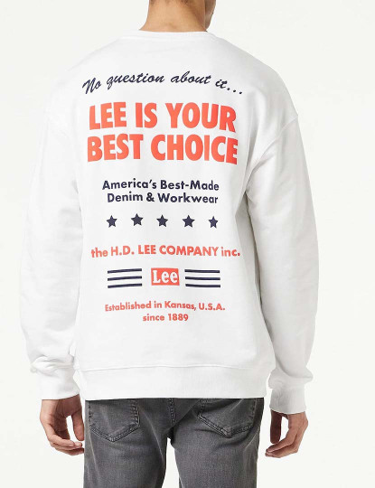 imagem de Camisola Relaxed Homem Branco4
