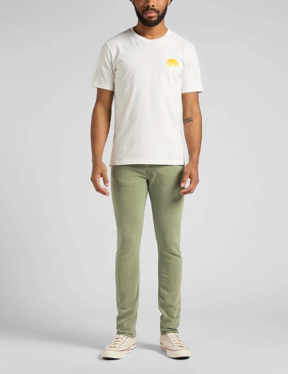 imagem de Jeans Slim Tapered Homem Verde4