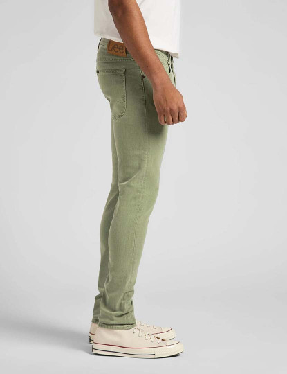 imagem de Jeans Slim Tapered Homem Verde3