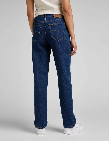 imagem de Jeans Regular Straight Senhora Azul Escuro2