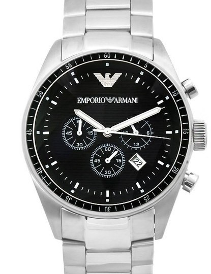 imagem de Relógio Armani Homem Emporio Armani Prateado e Preto2