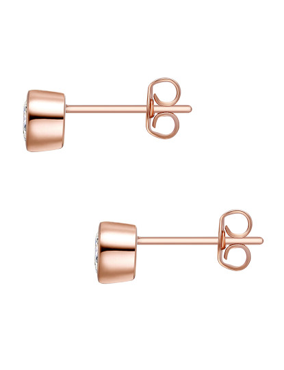 imagem de Brincos Senhora Stud Prata Esterlina Zirconia Branco 2