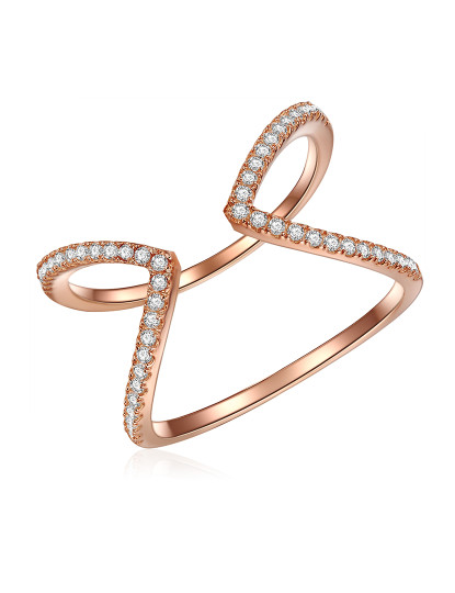 imagem de Anel Senhora Dourado Rosa1