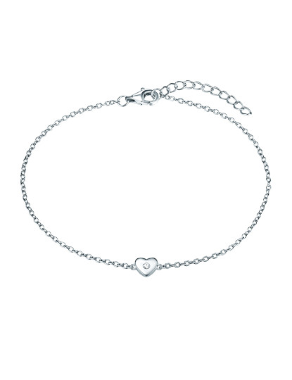 imagem de Pulseira prata esterlina zircônia branca1