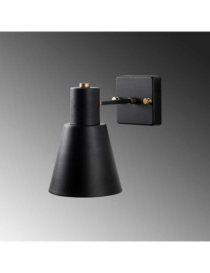 imagem de Candeeiro Parede Funnel - 13090 Black Gold4