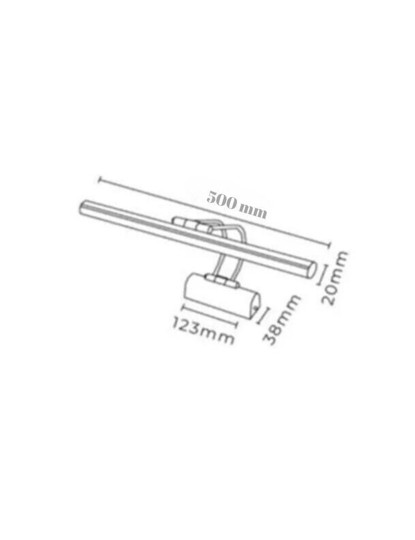 imagem de Candeeiro Parede Flüt 8768-4 Chrome3