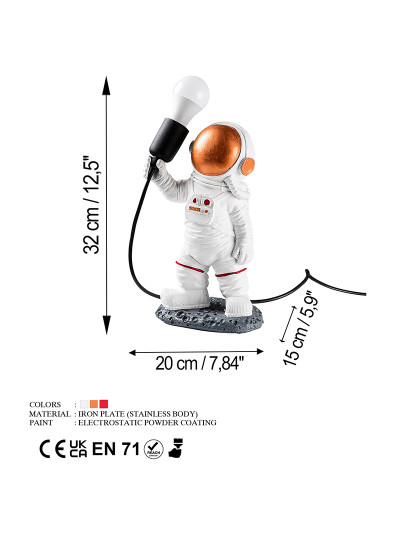 imagem de Candeeiro Mesa Astronaut - 2 Multicolor9