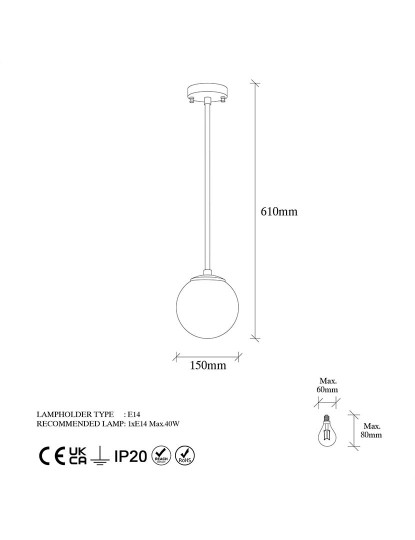 imagem de Candeeiro Teto Akkas - 10000 Black Antique6