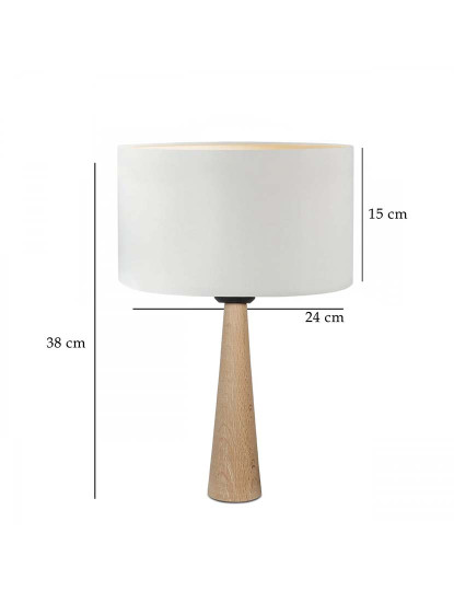 imagem de Candeeiro Mesa AYD-3647 Cream3