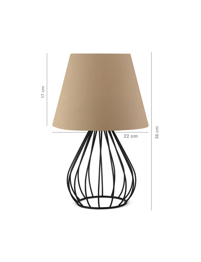 imagem de Candeeiro Mesa AYD-2840 Light Brown2