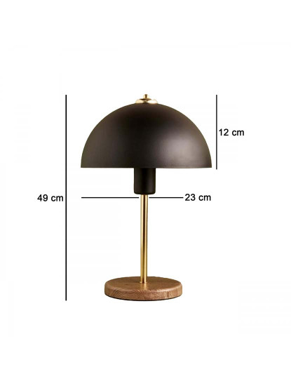 imagem de Candeeiro Mesa AYD-3400 Black Gold6