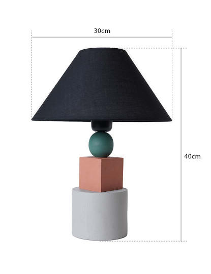 imagem de Candeeiro Mesa YL586 Light Grey Tile Red Black Green3