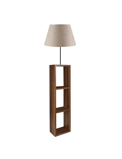 imagem de Candeeiro Chão Madeira AYD-1769 Walnut Beige2