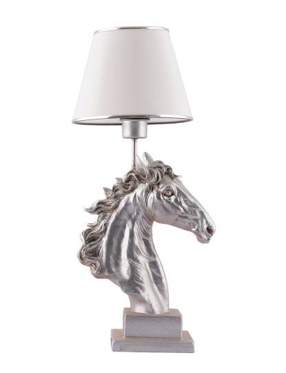 imagem de Candeeiro Mesa Horse - White, Silver White Silver5