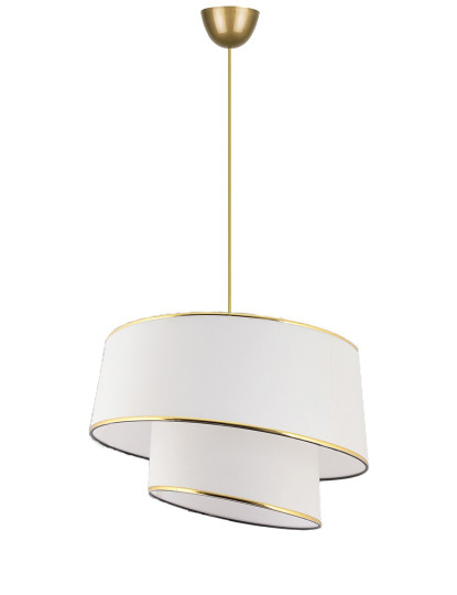 imagem de Candeeiro Teto Barette - White, Gold White Gold2