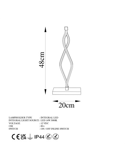 imagem de Candeeiro Mesa Zozo - 13292 Gold8