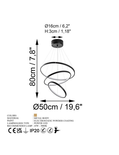 imagem de Candeeiro Teto Simit - 13697 Black9