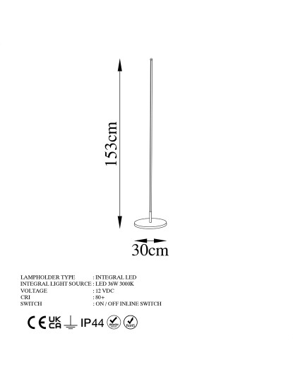 imagem de Candeeiro Chão Only - 13317 Black9