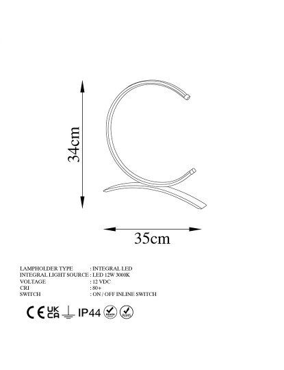 imagem de Candeeiro Mesa Moon - 13330 Black11