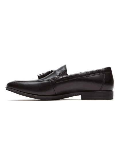 imagem de Sapatos Loafers Homem Style Connected Tassel Pretos 2