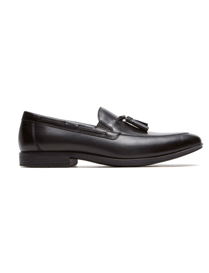 imagem de Sapatos Loafers Homem Style Connected Tassel Pretos 1