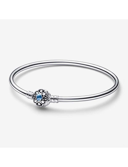 imagem de Pulseira Disney x Pandora Prateado e Azul1