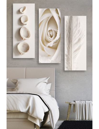 imagem de Pack 3 Pinturas Mdf Ligth Branco1