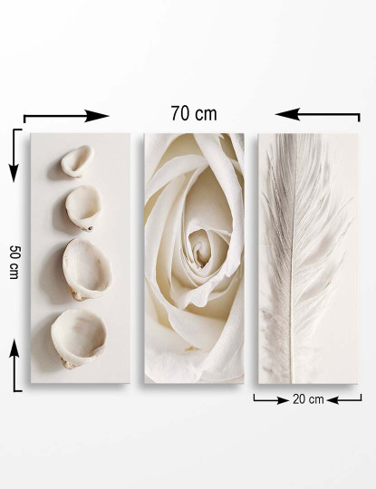 imagem de Pack 3 Pinturas Mdf Ligth Branco2