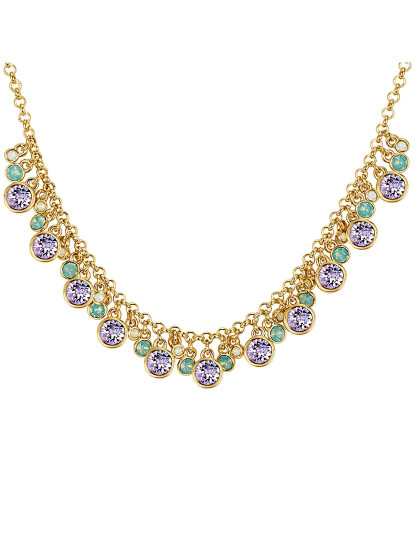 imagem de Colar com Cristais Swarovski Dourado 1