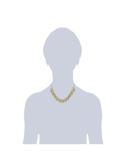 imagem de Colar com Cristais Swarovski Dourado 3