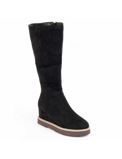 imagem de Botins com Salto Senhora Preto3