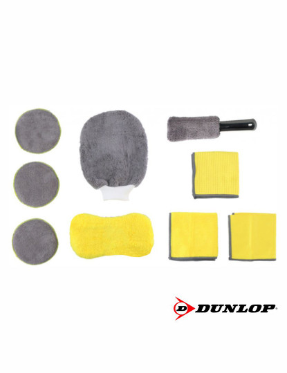 imagem de Kit P/ Limpeza De Automóvel 9Pcs Dunlop 1