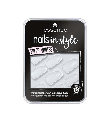 imagem de Nails In Style Uñas Artificiales #11-Sheer Whites 12 U1