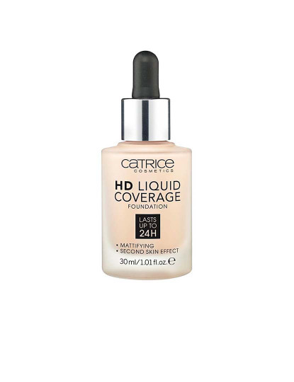 imagem de Hd Liquid Coverage Foundation Lasts Up To 24H #010-Light Beige 30 Ml1